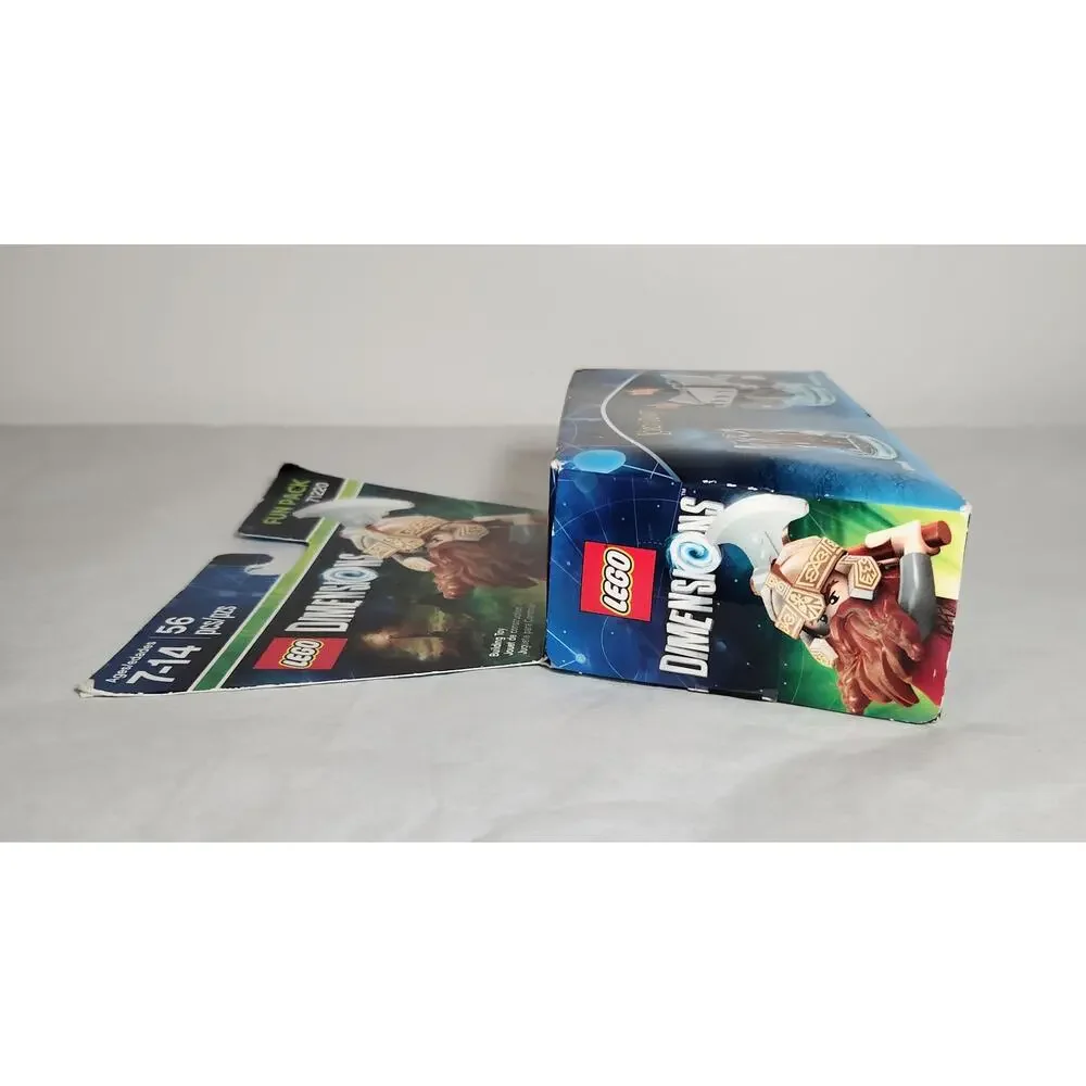 Lego Dimensions Lord Of The Rings Gimli W/ Axe Chariot Fun Pack 56 Pcs Brand New - Picture 3 of 8
